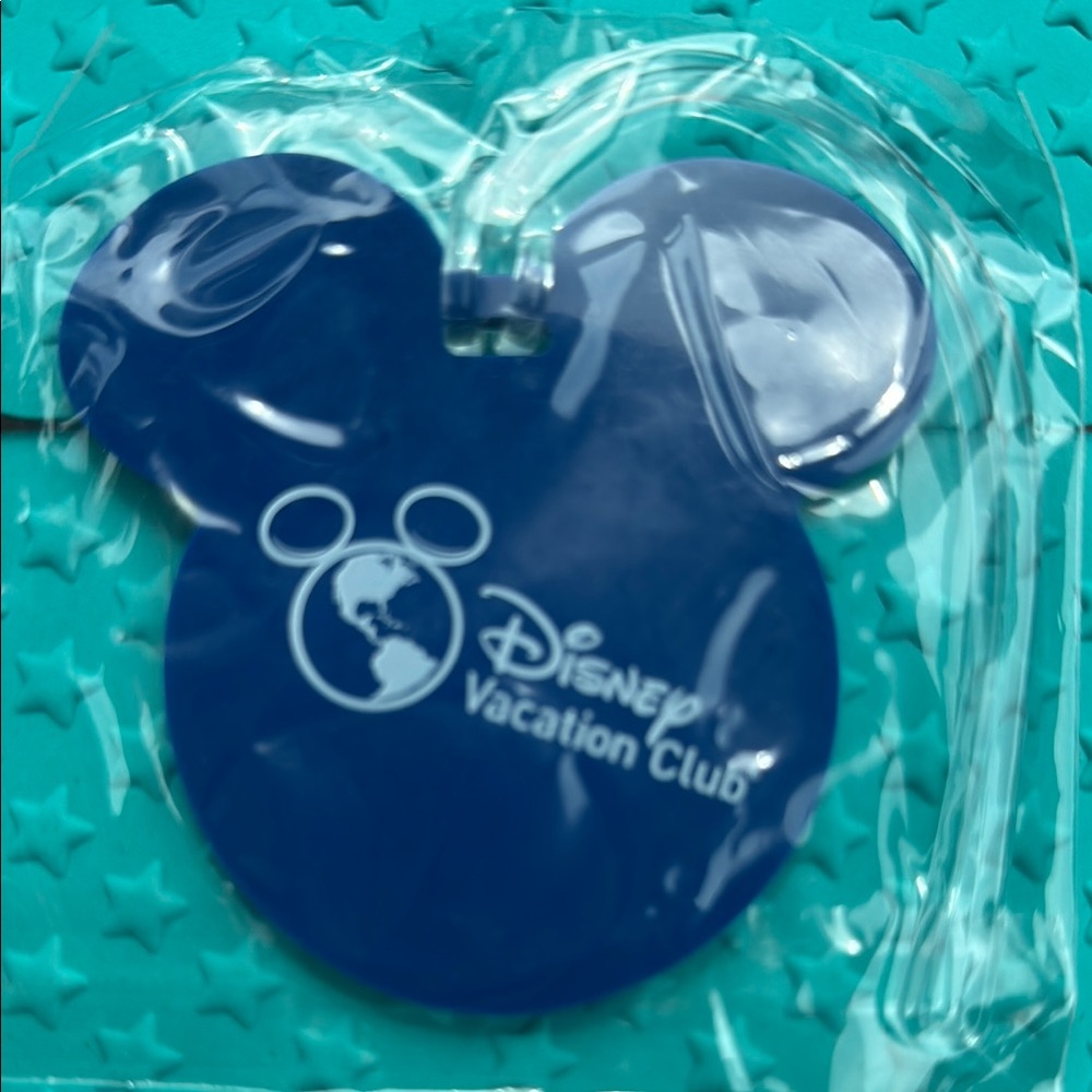 Disney Blue Mickey Mouse Luggage Tag